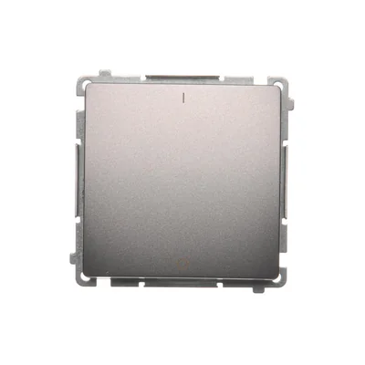 Łącznik dwubiegunowy (moduł) 230V, inox metalik