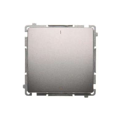 Łącznik dwubiegunowy (moduł) 230V, inox metalik