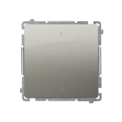 Łącznik dwubiegunowy (moduł) 230V, satyna metalik