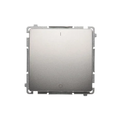 Łącznik dwubiegunowy (moduł) 230V, satyna metalik