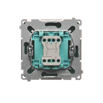 Łącznik dwubiegunowy (moduł) 230V, zielony