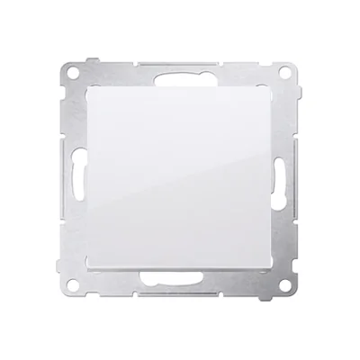 Łącznik jednobiegunowy (moduł) 10A, 250V, szybkozłącza, biały