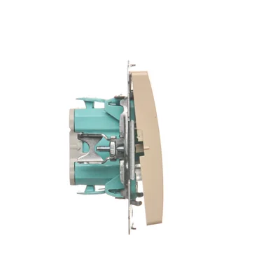 Łącznik jednobiegunowy (moduł) 10A 250V zaciski śrubowe beż