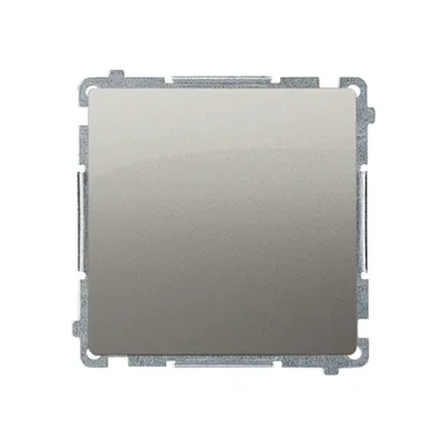 Łącznik jednobiegunowy (moduł) 10A 250V zaciski śrubowe satyna (metalik)