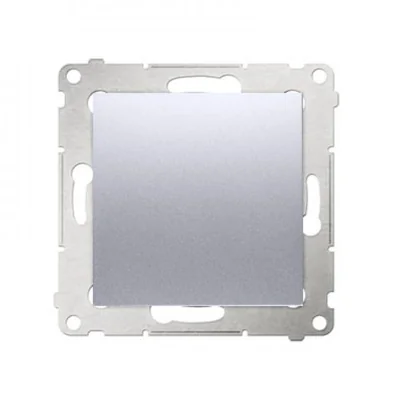 Łącznik jednobiegunowy (moduł) 16A 250V zaciski śrubowe srebrny (metalik)