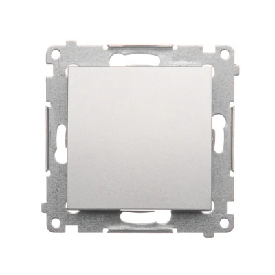 Łącznik jednobiegunowy (moduł) 16A 250V zaciski śrubowe srebrny (metalik)