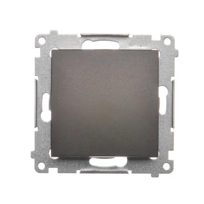 Łącznik jednobiegunowy (moduł) 230V, brąz matowy metalik