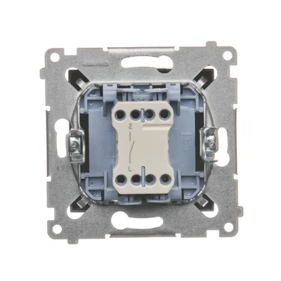 Łącznik jednobiegunowy (moduł) 230V, brąz matowy metalik