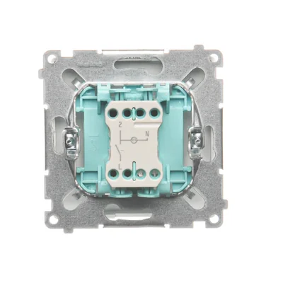 Łącznik jednobiegunowy (moduł) z sygnalizacją załączenia 10A 250V zaciski śrubowe biały