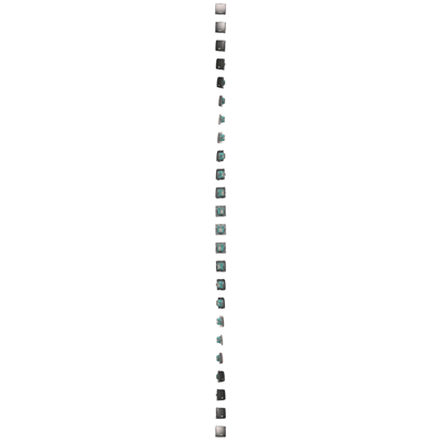 Łącznik jednobiegunowy (moduł) z sygnalizacją załączenia, 230V, inox metalik