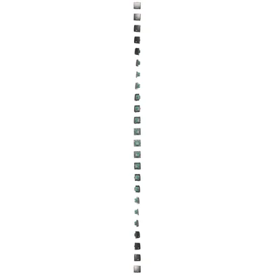 Łącznik jednobiegunowy (moduł) z sygnalizacją załączenia, 230V, inox metalik