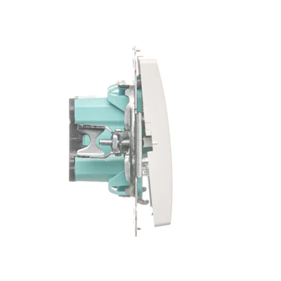 Łącznik jednobiegunowy (moduł), zaciski śrubowe