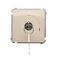Łącznik jednobiegunowy z kluczem 2 pozycyjny beżowy
