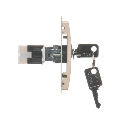 Łącznik jednobiegunowy z kluczem 2 pozycyjny beżowy