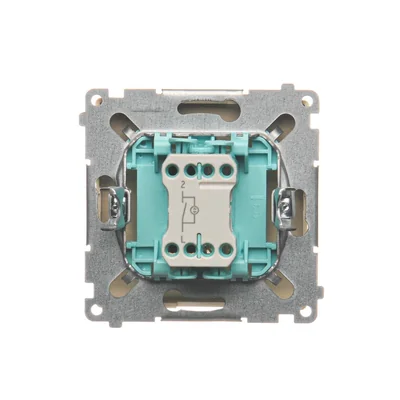 Łącznik jednobiegunowy z podświetleniem (moduł) 10A 250V beż