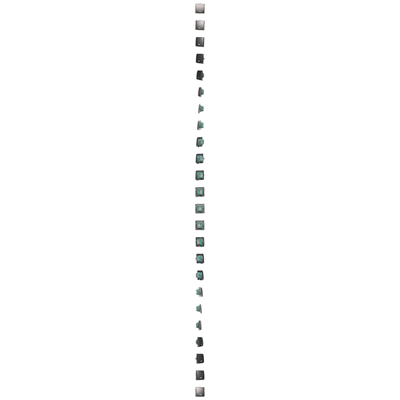 Łącznik jednobiegunowy z podświetleniem (moduł) 230V, inox metalik