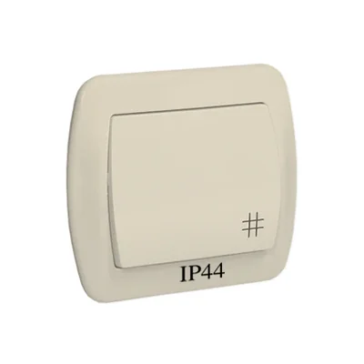 Łącznik krzyżowy 230V, beżowy