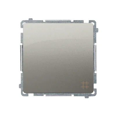 Łącznik krzyżowy (moduł) 10A 230V zaciski śrubowe satyna (metalik)