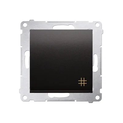 Łącznik krzyżowy (moduł) 10A 250V szybkozłącza antracyt (metalik)