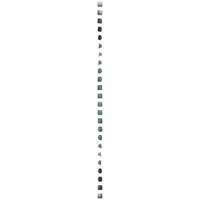 Łącznik krzyżowy (moduł) 10A 250V zaciski śrubowe inox (metalik)