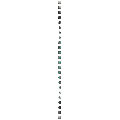 Łącznik krzyżowy (moduł) 10A 250V zaciski śrubowe inox (metalik)