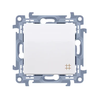 Łącznik krzyżowy (moduł) 10AX 230V biały