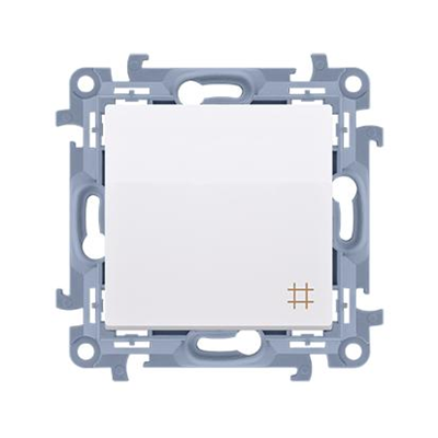 Łącznik krzyżowy (moduł) 10AX 230V biały