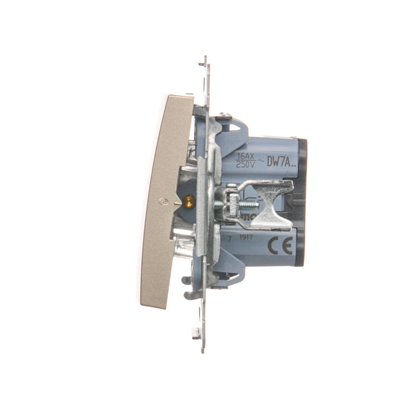 Łącznik krzyżowy (moduł) 16A 250V zaciski śrubowe złoty (metalik)