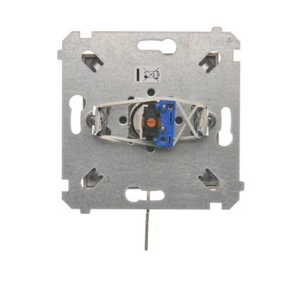 Łącznik na kluczyk jednobiegunowy (moduł) 2 pozycyjny styk N/O, 5 A, 250. , brąz matowy metalik