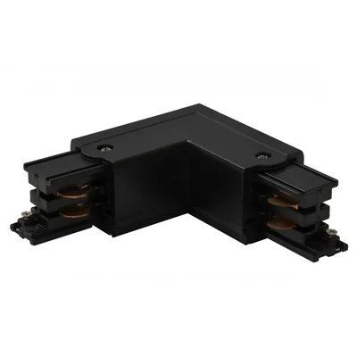 Łącznik narożny prawy czarny