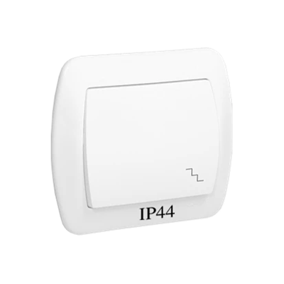 Łącznik schodowy 230V, biały