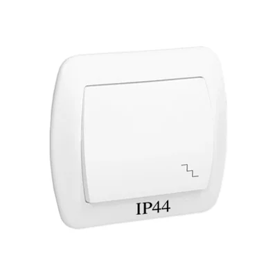 Łącznik schodowy 230V, biały