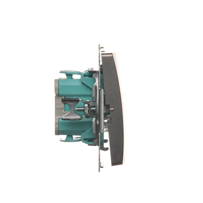 Łącznik schodowy (moduł) 10A 230V zaciski śrubowe inox (metalik)