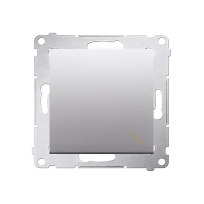 Łącznik schodowy (moduł) 10A 250V szybkozłącza srebrny (metalik)