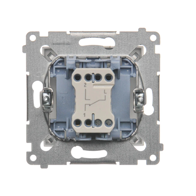 Łącznik schodowy (moduł) 10A 250V szybkozłącza złoty (metalik)