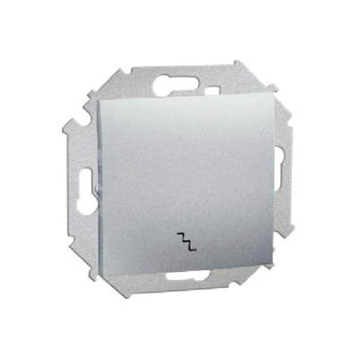 Łącznik schodowy (moduł) 10A 250V zaciski śrubowe aluminium (metalik)