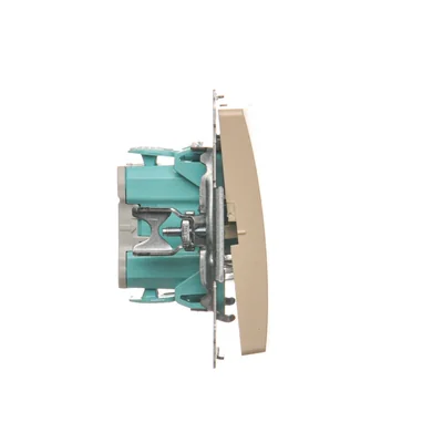 Łącznik schodowy (moduł) 10A 250V zaciski śrubowe beż