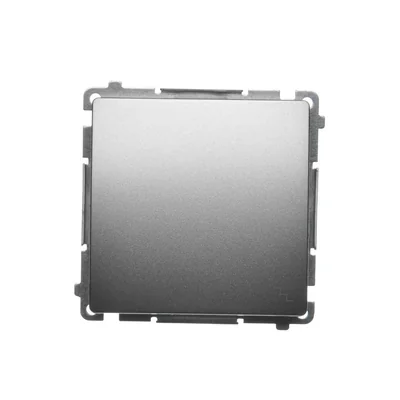 Łącznik schodowy (moduł) 10A 250V zaciski śrubowe satyna (metalik)