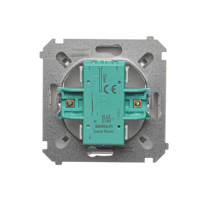 Łącznik schodowy (moduł) 230V, inox metalik