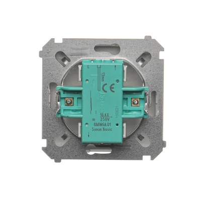Łącznik schodowy (moduł) 230V, inox metalik