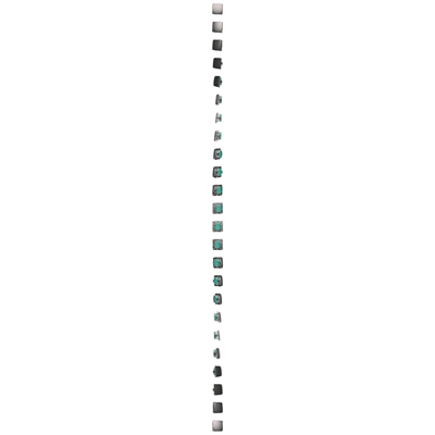 Łącznik schodowy (moduł) 230V, inox metalik