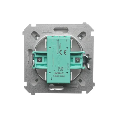 Łącznik schodowy (moduł) 230V, satyna metalik