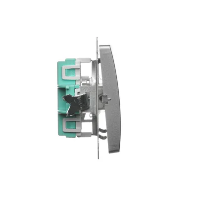 Łącznik schodowy (moduł) 230V, satyna metalik