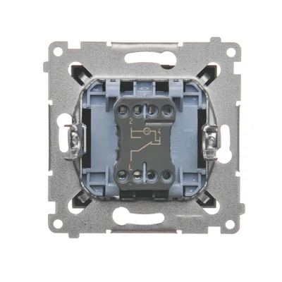 Łącznik schodowy z podświetleniem LED (moduł) 230V, antracyt metalik