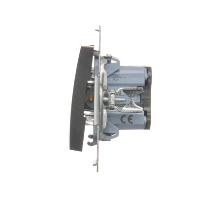 Łącznik schodowy z podświetleniem LED (moduł) 230V, antracyt metalik