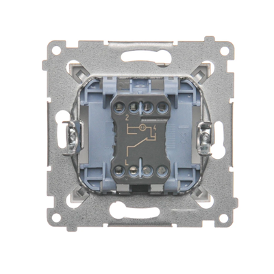 Łącznik schodowy z podświetleniem LED (moduł) 230V, złoty metalik
