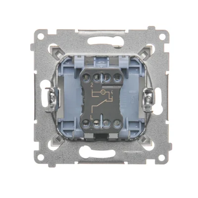 Łącznik schodowy z podświetleniem LED (moduł) 230V, złoty metalik