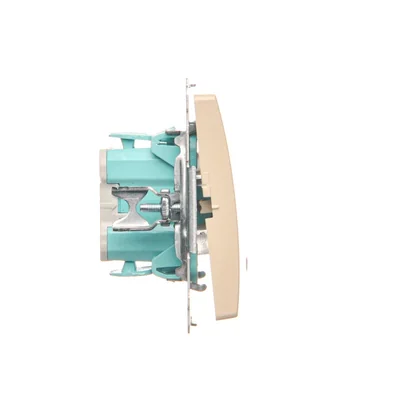 Łącznik schodowy z podświetleniem (moduł) 10A 250V zaciski śrubowe beż