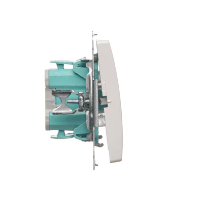 Łącznik schodowy z podświetleniem (moduł) 10A 250V zaciski śrubowe biały