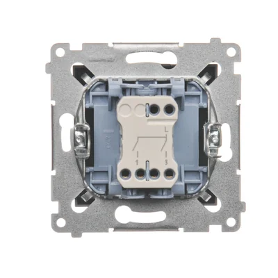 Łącznik świecznikowy (moduł) 10A 250V szybkozłącza antracyt (metalik)